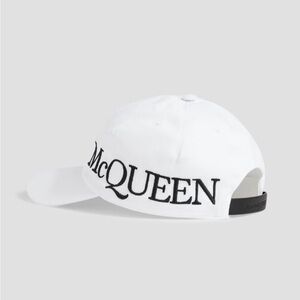 Alexander McQueen Logo Embroidered Baseball Hat